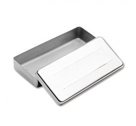 Estojo de Inox Liso 18x08x03 - Fava 