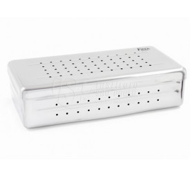 Estojo de Inox Perfurado 20x10x05 -Fava