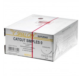 Fio de Sutura Catgut Simples - Shalon  Envelope com 1 unid