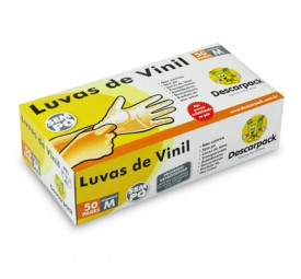 Luva de procedimento Vinil Sem Pó- Descarpack