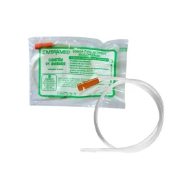Sonda de aspiração traqueal N.08 c/20 unidades - Embramed