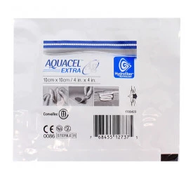 Curativo hidrofibra Aquacel Ag Extra - Convatec 10x10cm
