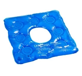 Almofada Gel Quadrada com Orifício - Della Vida