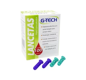 Lanceta para Caneta Lancetadora 28g C/100 unidades - G TECH