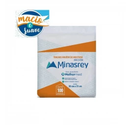 Toalhas Higiênicas Multiuso c/ 100un 30x35 - Melhor Med