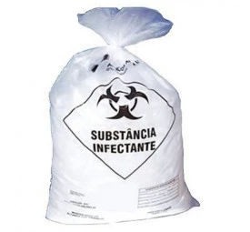 Saco de Lixo Hospitalar 50 Litros C/100